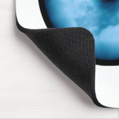 Tapis De Souris Graphique nuageux bleu-clair d'oeil (Coin)