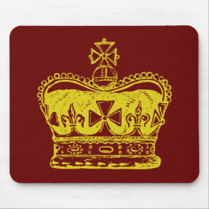 Tapis De Souris Graphique royal de couronne