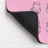 Tapis De Souris Graphique Sentiments de chat (Coin)