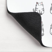 Tapis De Souris Graphique Sentiments de chat (Coin)