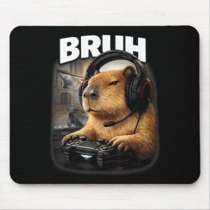 Tapis De Souris Graphiques de jeux vidéo drôles pour gamers capyba