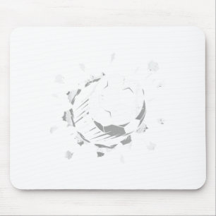 Tapis De Souris Graphisme de ballon de football cool pour jeunes f