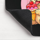Tapis De Souris Graphisme de hérisson mangeant de la glace pour ga (Coin)