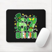 Tapis De Souris Graphisme de la Saint-Patrick Bruh 67 avec des trè (Avec souris)