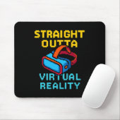 Tapis De Souris Graphisme de réalité virtuelle en pixel art rétro  (Avec souris)