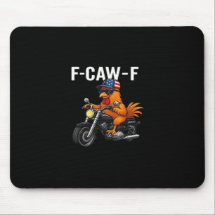 Tapis De Souris Graphisme esthétique classique de poulet F-Caw-F
