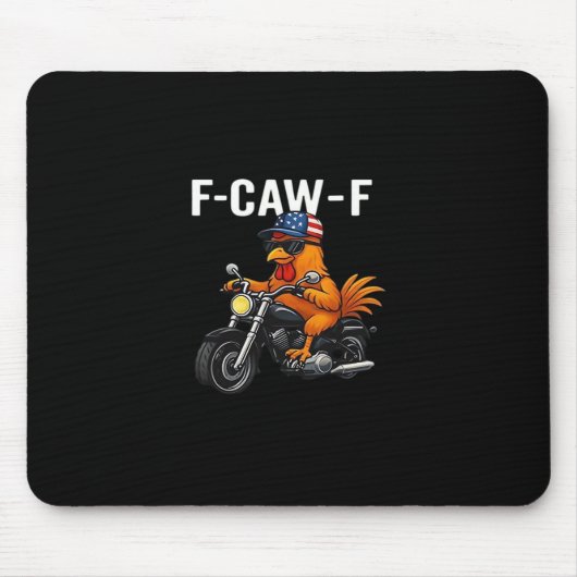 Tapis De Souris Graphisme esthétique classique de poulet F-Caw-F (Devant)
