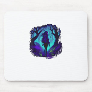 Tapis De Souris Graphisme Féerique Gothique Emo Goblincore Foresti
