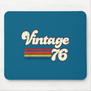 Tapis De Souris Graphisme Vintage 76 Joyeux 50e Anniversaire