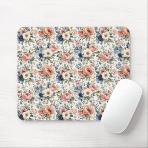 Tapis De Souris Grappes d'aquarelle peintes à la main de luxe