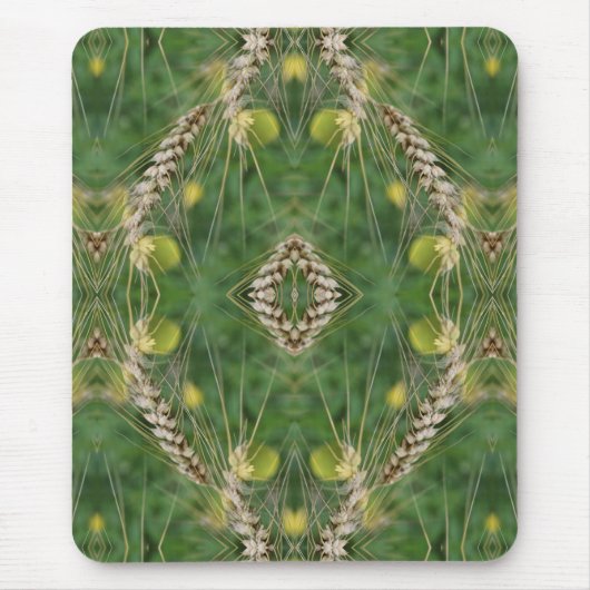 Tapis De Souris Grass été séché Abstrait (Devant)