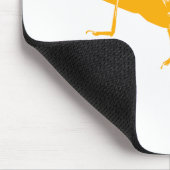 Tapis De Souris Grasshopper d'Orange (Coin)