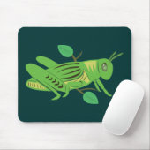Tapis De Souris Grasshopper vert (Avec souris)