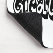 Tapis De Souris Grateful Dire Graffiti Style typographie (Coin)