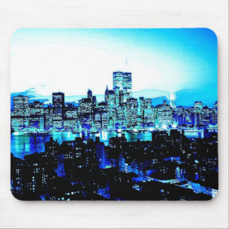 Tapis De Souris Gratte-ciel de New York la nuit