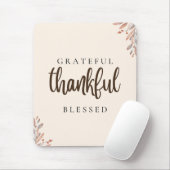 Tapis De Souris Gratuit Merci Bienheureux Botanique (Avec souris)