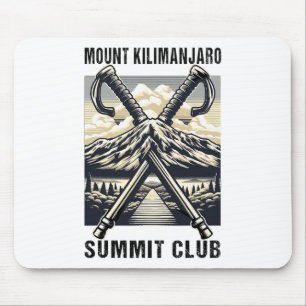 Tapis De Souris Gravi le sommet du Mont Kilimanjaro Randonnée Club