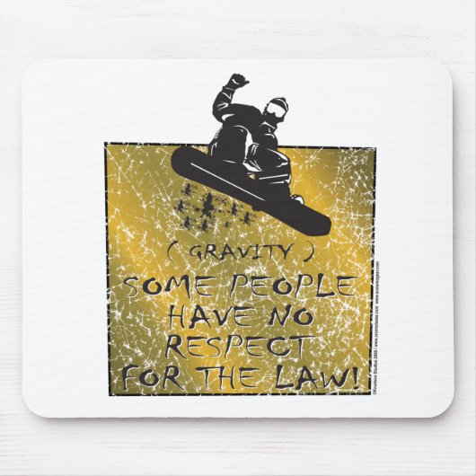 Tapis De Souris Gravity Snowboarder (Devant)