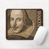 Tapis De Souris Gravures de Shakespeare Droeshout (Avec souris)