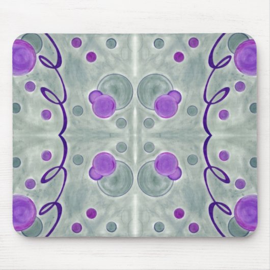 Tapis De Souris Gray Globes Blanket Mousepad (Devant)