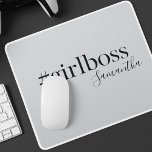 Tapis De Souris Gray personnalisé #Nom de la filleBoss<br><div class="desc">Chantez la confiance calme avec ce minimaliste clavier de souris gris #petiteboss, personnalisé avec votre nom dans un script chic. L'arrière - plan gris doux et la typographie noire offrent un look élégant et professionnel, parfait pour la femme moderne qui signifie affaires. Que vous le donniez à un ami, à...</div>