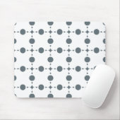 Tapis De Souris Gray Polka Dots, Polka Dot Pattern, Dots (Avec souris)