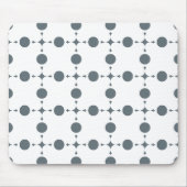 Tapis De Souris Gray Polka Dots, Polka Dot Pattern, Dots (Devant)