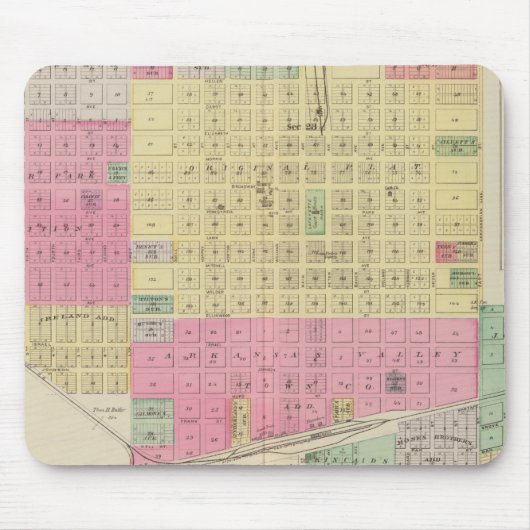 Tapis De Souris Great Bend, Albert, Kansas (Devant)