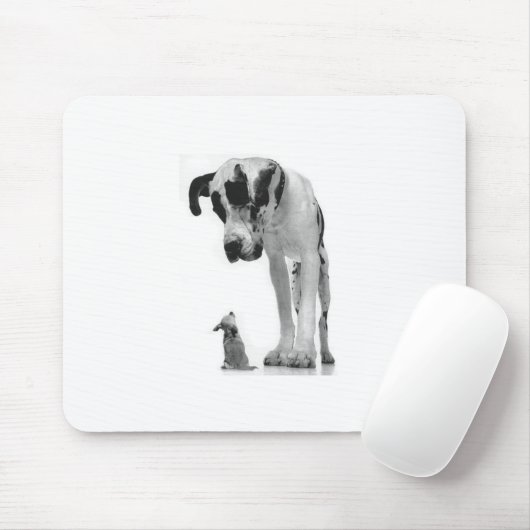 Tapis De Souris great-dane-and-chihuahua1 (Avec souris)