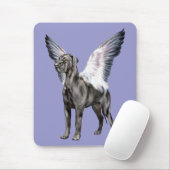 Tapis De Souris Great Dane Angel Black UC (Avec souris)