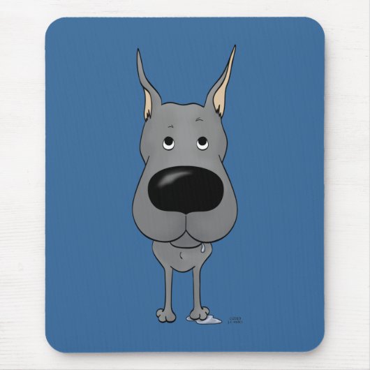 Tapis De Souris Great dane - grand nez et bout (Devant)