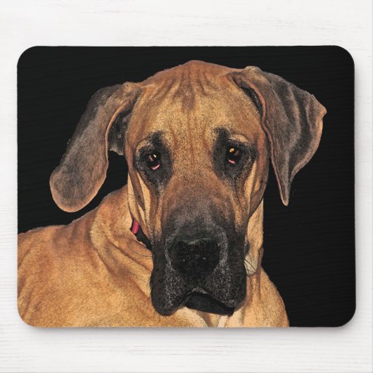 Tapis De Souris Great Dane Mousepad (Devant)