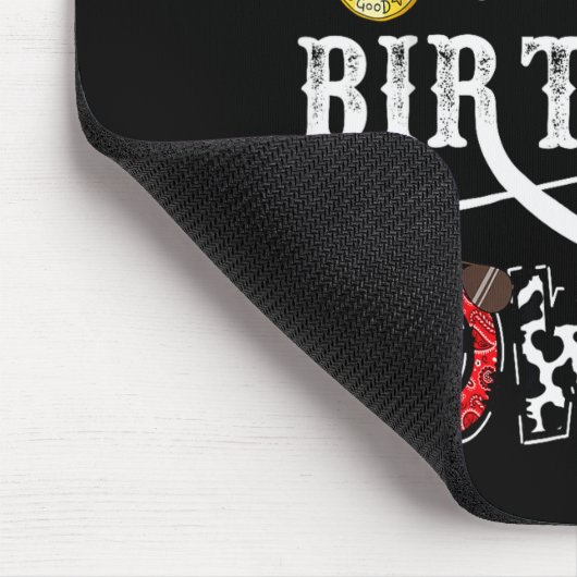 Tapis De Souris Great Grandma Of The Birthday Cowboy Western Rodeo (Coin)