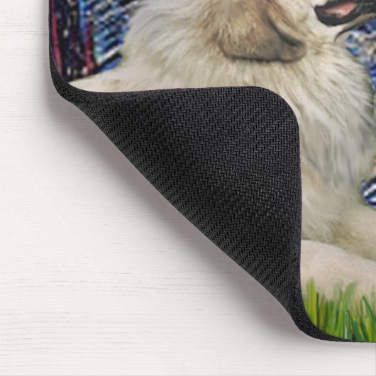 Tapis De Souris Great Pyrenees 2 - Nuit étoilée (Coin)