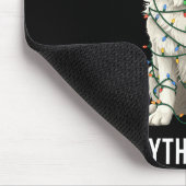 Tapis De Souris Great Pyrenees Christmas I'm Fine Everything Is Fi (Coin)