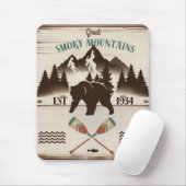 Tapis De Souris Great Smoky Mountains, TN ours (Avec souris)