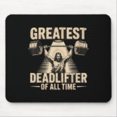Tapis De Souris Greatest Deadlifter Of All Time Jesus (Devant)