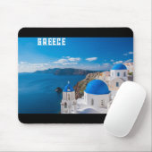 Tapis De Souris Grèce bleue (Avec souris)