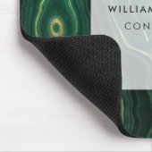 Tapis De Souris Green and Gold Malachite (Coin)