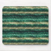 Tapis De Souris Green Gold Glitzy St. Patrick's Day Glitter (Devant)