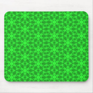 Tapis De Souris Green Kaleidoscope
