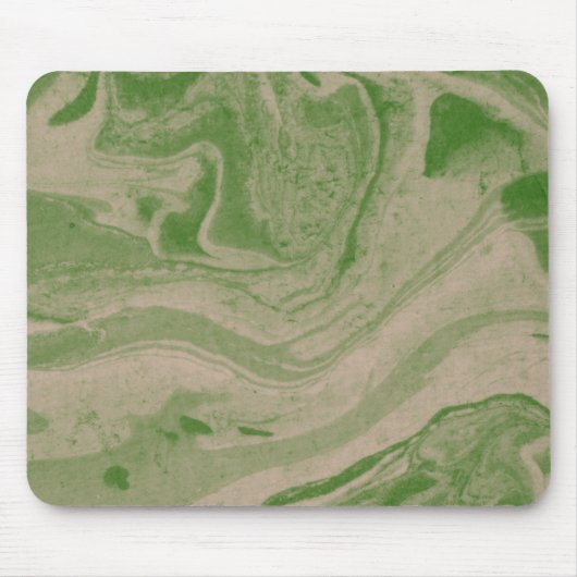 Tapis De Souris Green marble, a little everyday luxury (Devant)