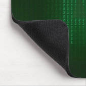 Tapis De Souris Green mousepad with a hidden message about AI. (Coin)