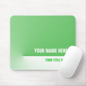 Tapis De Souris Green Pro (Avec souris)