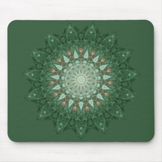 Tapis De Souris Green Star Mandala (Devant)