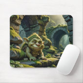 Tapis De Souris Green Troll Under a Stone Bridge (Avec souris)
