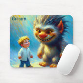Tapis De Souris GREGORY ~ Monstre d'Halloween ~ (Avec souris)