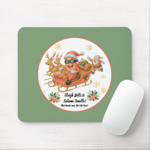 Tapis De Souris Grelots et odeurs de salami !