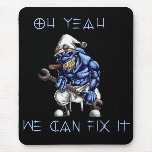 Tapis De Souris Gremlin Réparez-le Mousepad (Devant)