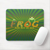 TAPIS DE SOURIS GRENOUILLE (Avec souris)